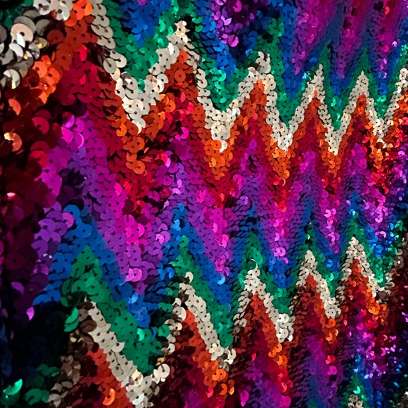 Sequin Rainbow Dress (elastic) - Picture 8 of 12